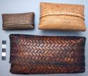 Wallets of creeping bamboo (outer bark layer)