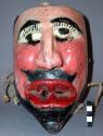 Painted wooden mask