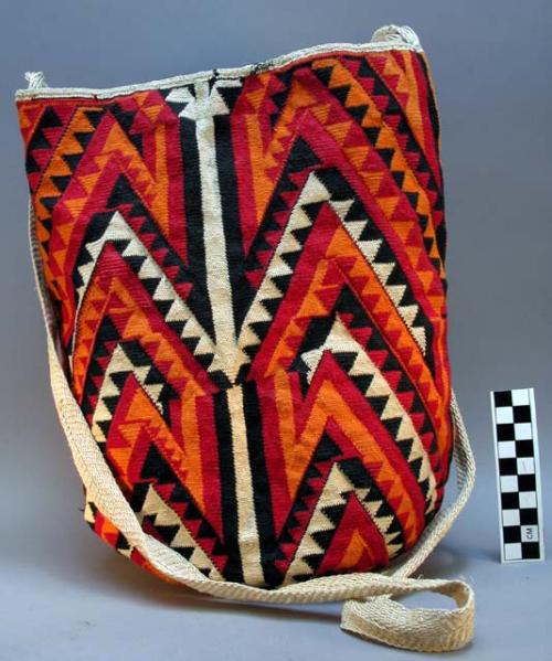 Twined bag, pita, decorated