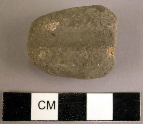 Fragment of sandstone arrow straightener