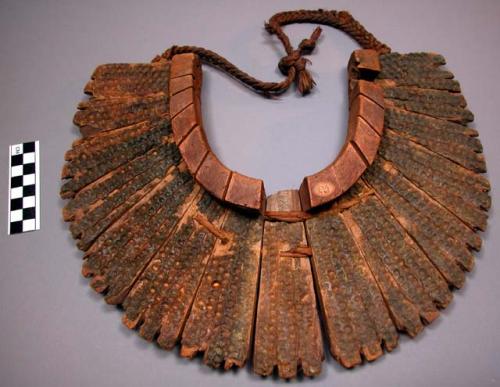 Gorget of wood