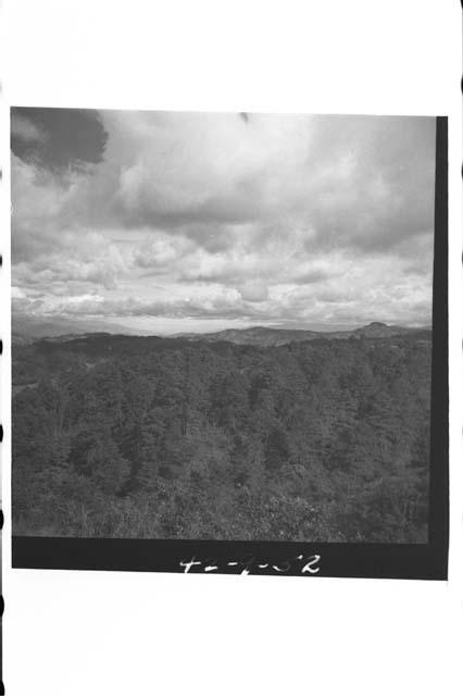 Panorama of Motagua Valley and terrain north and east from a point just below th