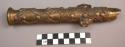 Ndu nut (brass whistle) 2 human heads in relief