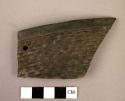 Corrugated sherd-perforated