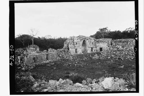 West Facade, East Range and Portal at Structure 11