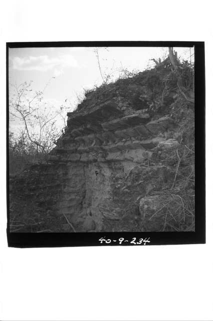 Stepped vault bldg., E. vault, from NE.