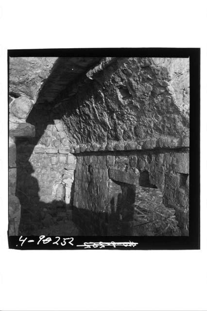 Crude Vault Bldg., interior, from W.