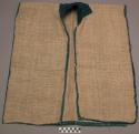 Hemp cape to protect back when carrying loads