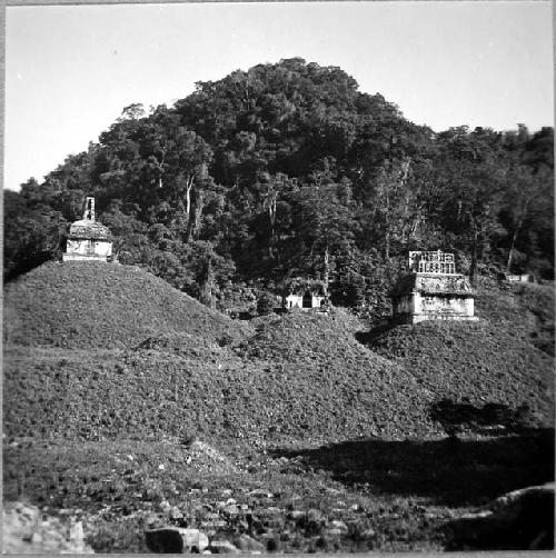 Temples of Cross, Foliated Cross, and Sun, from Palace