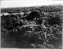 Aerial view of Coba, Lake Macanxoc, looking S.  Group B in foreground