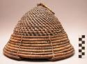 Ceremonial helmet (Nigarukan) - of rattan