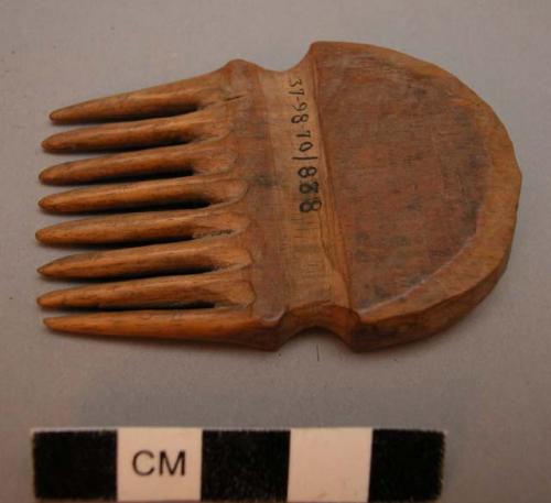 Wooden comb