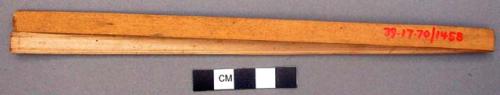 Bamboo tongs, probably used for eating (contained in basket no 39-17-70/1454)