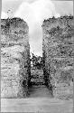 A-V: looking South through N.-S. trench, A Group