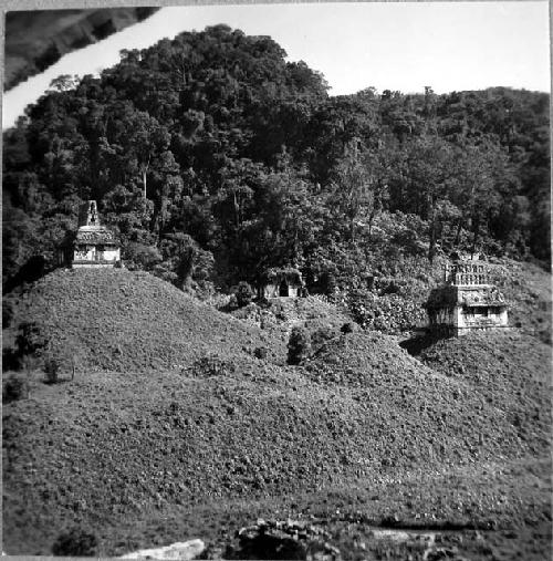 Temples of Cross, Foliated Cross, and Sun, from Tower.