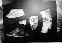 5 fragments of polychrome tripod plates. Tulane Univ.,Pub.20