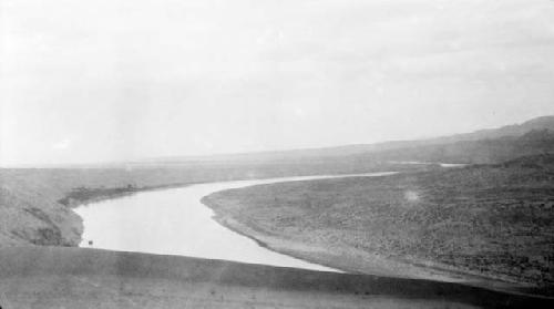 River running through desert