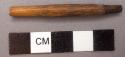 Wooden pipe stem, length: 5.2 cm.