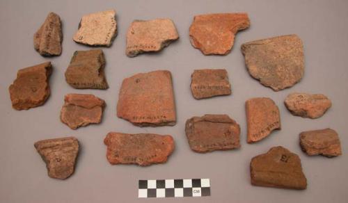 Miscellaneous potsherds