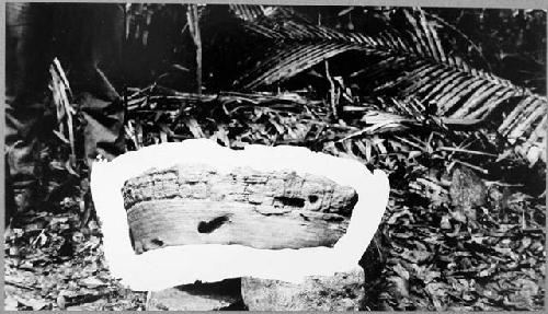 Altar of Stela 1, first view