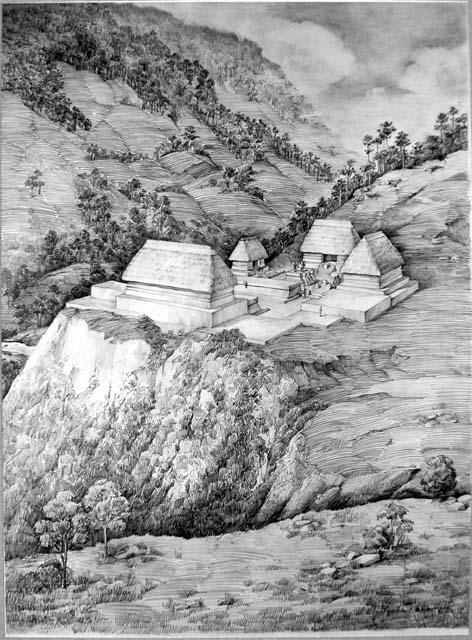 Restoration drawing by T. Proskouriakoff.