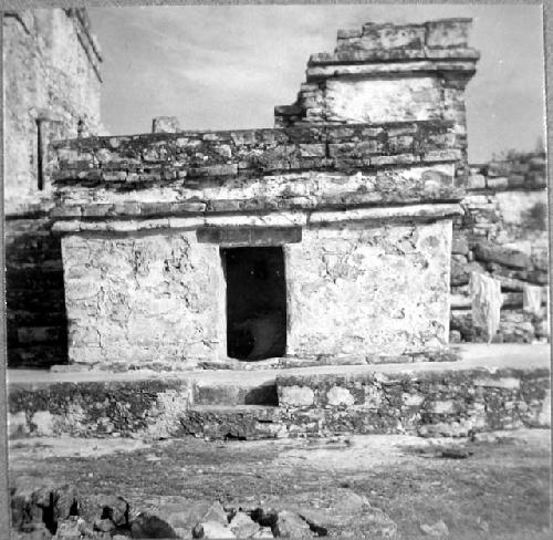 Room H of Castillo complex- west facade- a complete building in itself.