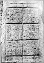 Stela A, east side glyph detail