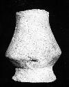 Ceramic vase, pedestal, chipped