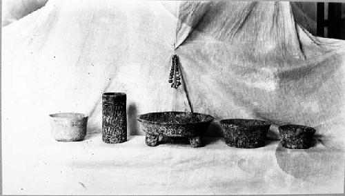 Mound 4 - bowls from tomb