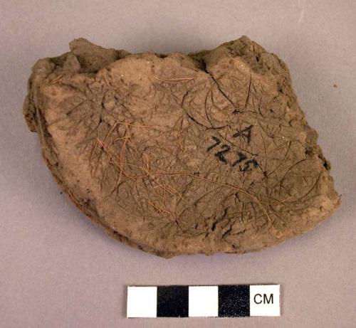 Fragment clay used to seal jar