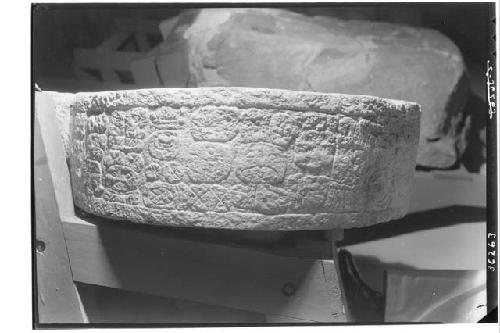 Caracol round stone, now in Merida Museum