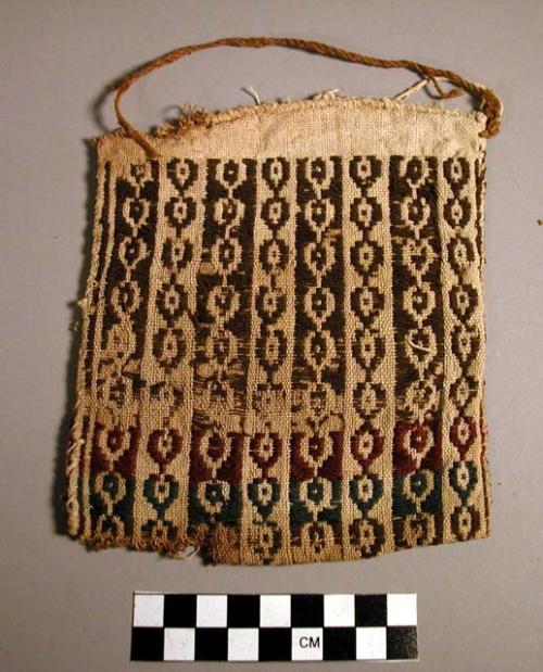 Bag, weft-patterned