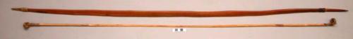 Dark wood bow with bamboo bowstring (52 1/2")