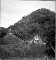 Temples of the Foliated Cross and Sun from the Temple of Inscriptions.