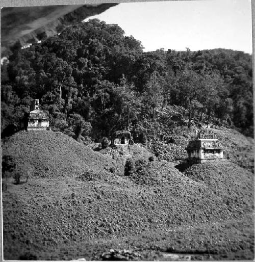 Temples of Cross, Foliated Cross, and Sun, from Tower.