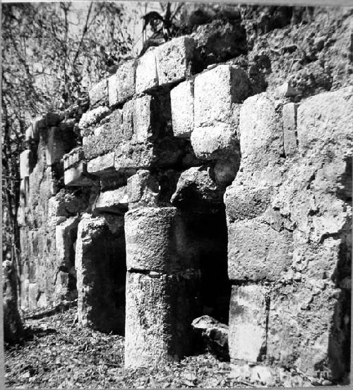 North Pyramid, temple from ESE