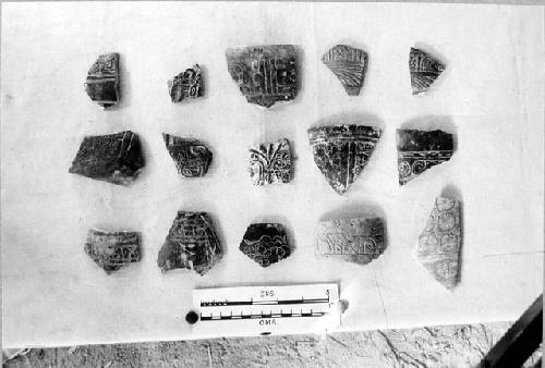 Sherds from A-V