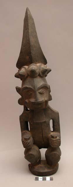 Wooden figure - war aju