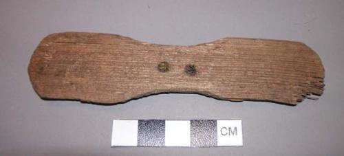 Wooden toggle