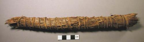 Cedar bark torch