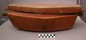 Wooden dish with cover