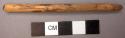 Wooden pipe stem, length: 8.5 cm.