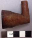 Wooden pipe bowl; no stem, length: 4 cm; height: 4 cm.