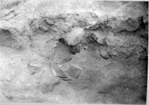 Cist. in Pyramid E-VII platform.