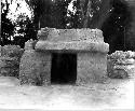 Pyramid - Temple F, Phase 2, showing sanctuary viewed from north.  A-I