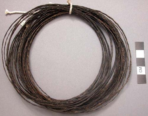 Roll of braided grass cord