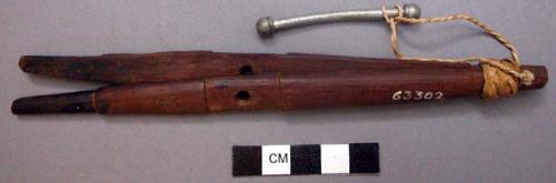 Instrument for piercing penis