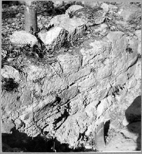 Structure 1, construction detail of tomb passage entrance.