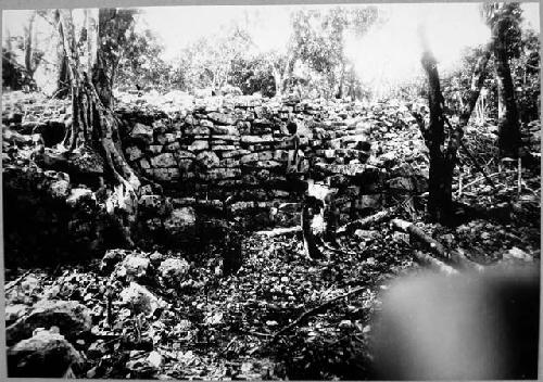 Steps between gates.  South side Great Wall