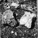 Temple mound. Masonry fragments